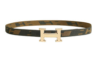 HERMES Logo Decoration Other Belts Men's Width: 3.2cm