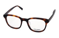 SAINT LAURENT Plastic Irregular Shape Eyeglass Frames Women's Tortoiseshell