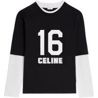 CELINE Loose CELINE 16 T shirt In Cotton Jersey