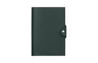 HERMES Evercolor Calfskin Storage Bag Unisex V0 Vert Rousseau Lut Rouge