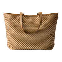 PRADA Recycled Nylon Tote Bag, Shopping Bag, Shoulder Bag Women's Caramel