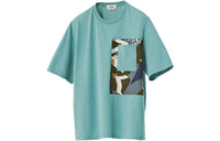 HERMES T-Shirts Men Porcelain Blue