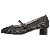 DIOR D-Grace Chunky Heel Mary Jane Shoes Women's Black