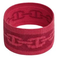 HERMES Cashmere Elastane Hair Bands Women's Plum Purple/Bright Pink