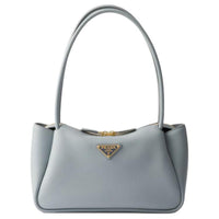 PRADA Leather Handbag Medium Size Women's Ivory