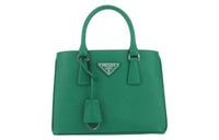 PRADA Galleria Killer Bag Saffiano Leather Handbag Mini Women's Green