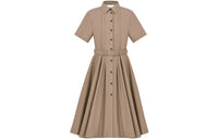 DIOR Dior Quarterly New Products FW22 Short-Sleeved Dresses Women's Brown