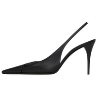 SAINT LAURENT Babylone Slim Heel High Heels 9cm Women's Black