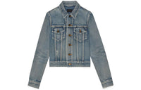 SAINT LAURENT FW22 Denim Jacket Men's Blue