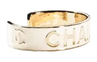 CHANEL Bangles Women's Gold, White
