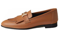 HERMES Royal Casual Single Shoes Women's Natural Color
