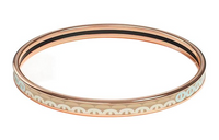 HERMES Gold-Plated Bangles Women's Rose Gold