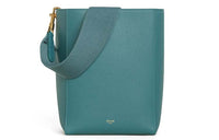 CELINE Sangle Soft Calfskin Bucket Bag, Shoulder Bag Small Size Women's