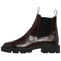 CELINE Margaret Short Chelsea Boots 3.5cm Women's Umber