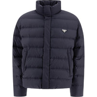 PRADA Cropped Technical Down Jacket