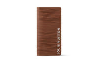 LOUIS VUITTON Brazza Calfskin Wallet Men's Brown