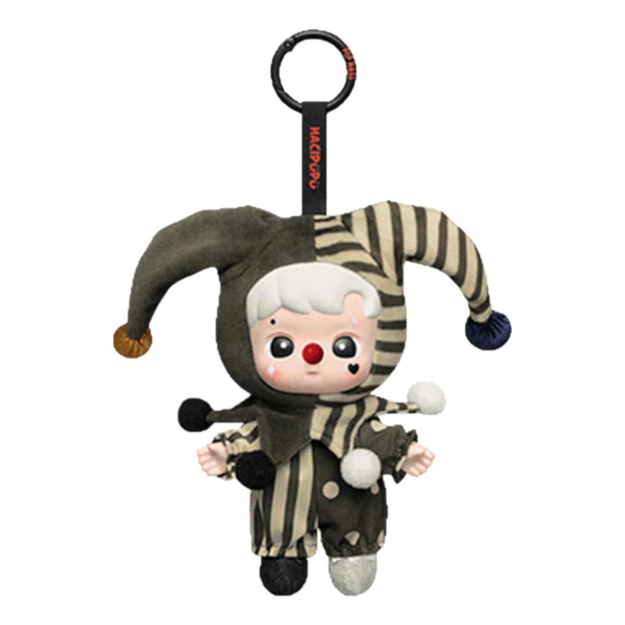Pop Mart Why So Serious Series Vinyl Plush Pendant 'Joker Silver Mist Clown' PPMT-2509-0082-971117272
