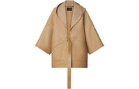 LOUIS VUITTON Mahina Monogram Shearling Kimono Jacket