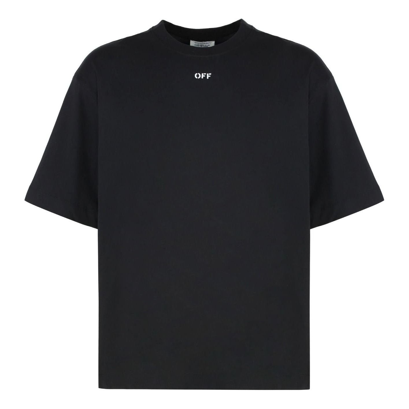 Off-White Scribble Diagonal Skate Short Sleeve T-Shirt 'Black' 44MAA120G5J00E1001