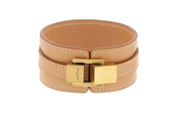 SAINT LAURENT Calfskin Bracelets Women's Brown