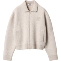 MIU MIU FW24 Sweater Women's Sandy Beige