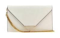 PRADA Calfskin Shoulder Bag Crossbody Bag Wallet Women's White