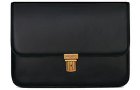 SAINT LAURENT Leather Chain Bag, Shoulder Bag, Crossbody Bag Women's Black