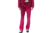 CHANEL Casual Pants Women's Dark Pink