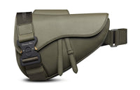 DIOR Saddle Grained Calfskin Saddle Bag Shoulder Bag Crossbody Bag Men's Olive
