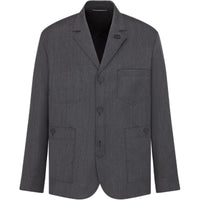 DIOR FW24 Jackets Coats Men's Gray