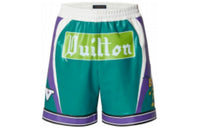 LOUIS VUITTON Leather Shorts Men's Green