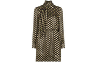 CELINE FW22 Long Sleeved Dress Women's Black
