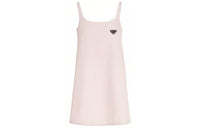PRADA SS22 Denim Short Skirts Women's Pink