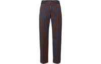 LOUIS VUITTON Striped Wool Suit Pants