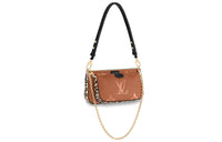 LOUIS VUITTON Multi Pochette Accessoires Wild At Heart Caramel
