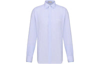 DIOR Homme Striped Collared Long Sleeve Shirt