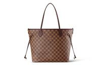 LOUIS VUITTON NEVERFULL Coated Canvas Tote Bag Shopping Bag Handbag Medium Size Women's Brown