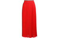 CELINE SS22 Casual Long Skirt Women's Red