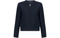 DIOR Cropped Coats Women's Marine Blue