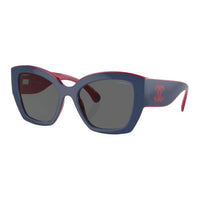 CHANEL Injection Molded Butterfly Sunglasses Women's Dark Blue