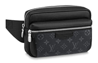LOUIS VUITTON Outdoor Bumbag Monogram Eclipse Taiga Black