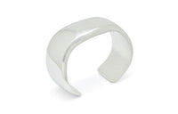 SAINT LAURENT Brass Bangles Women's Silver