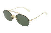 MIU MIU - Aviator Sunglasses Women's Gold