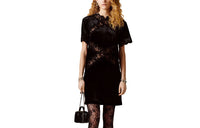 CHANEL Short-Sleeved Dresses Women's Black