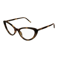 SAINT LAURENT Recycled Acetate Browline Eyeglass Frames Women's Tortoiseshell