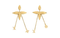 LOUIS VUITTON Earrings Women's Gold