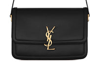 SAINT LAURENT Monogram Leather Shoulder Bag