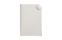 HERMES Tarmac Epsom Leather Passport Holder Women's Light Gray