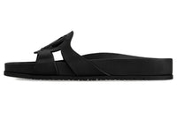 LOUIS VUITTON Isola Slip-Resistant Slide Slippers Women's Black