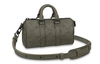 LOUIS VUITTON Keepall Cow Leather Monkey Bag Handbag Shoulder Bag Crossbody Bag Regular Men's KHAKI Jasper